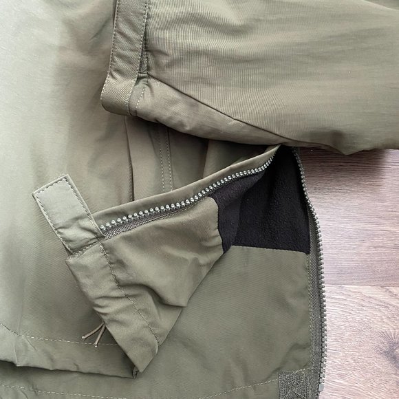 Military Surplus Windbreaker with Zipper Olive Sz. S - Picture 9 of 10